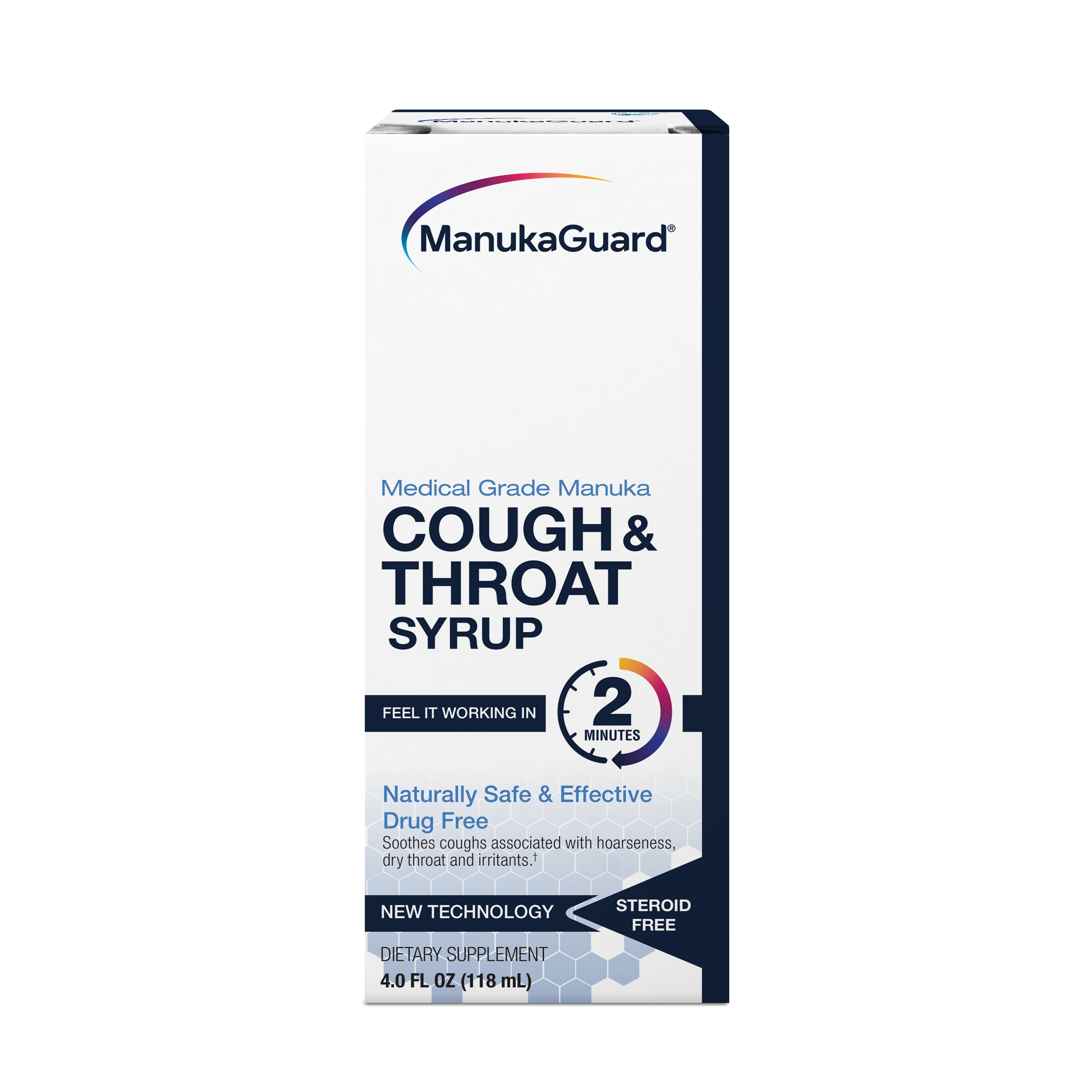 Cough & Throat Syrup, Medical Grade Manuka Honey, MGO 600