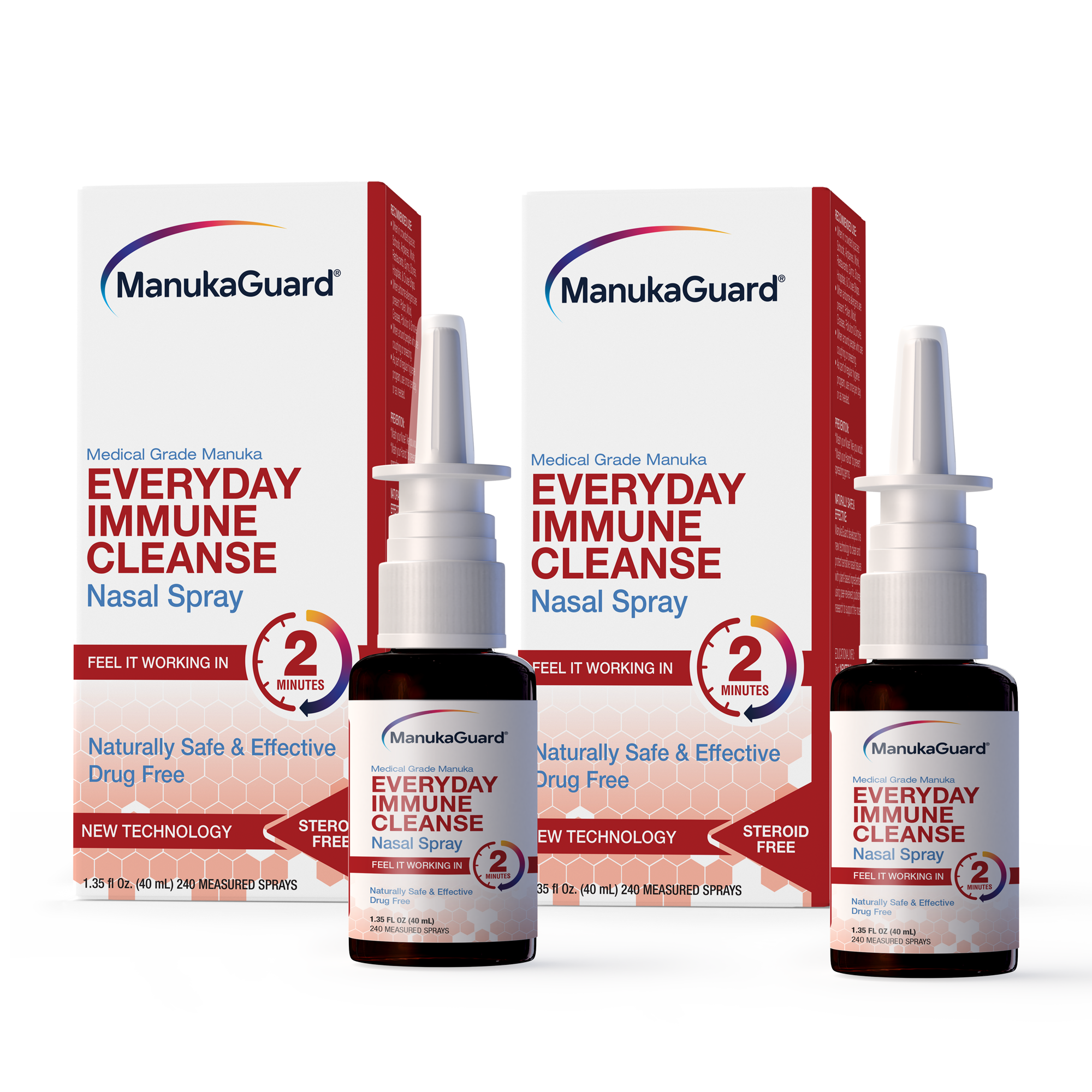 Everyday Immune Cleanse Nasal Spray, 2-Pack Bundle