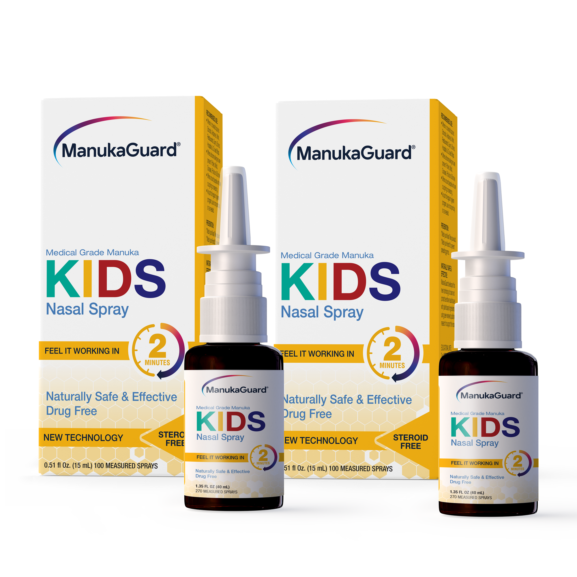 Kids Nasal Spray, 2-Pack Bundle