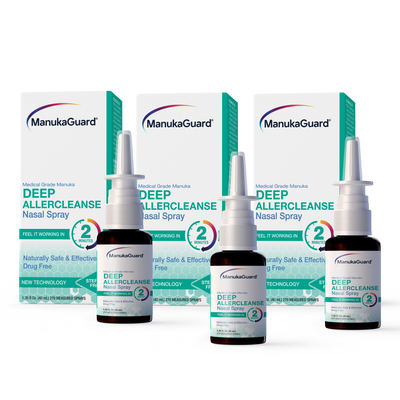 Deep Allercleanse Nasal Spray, 3-Pack Bundle