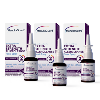 Extra Strength Allerclenase Nasal Spray, 3-Pack Bundle