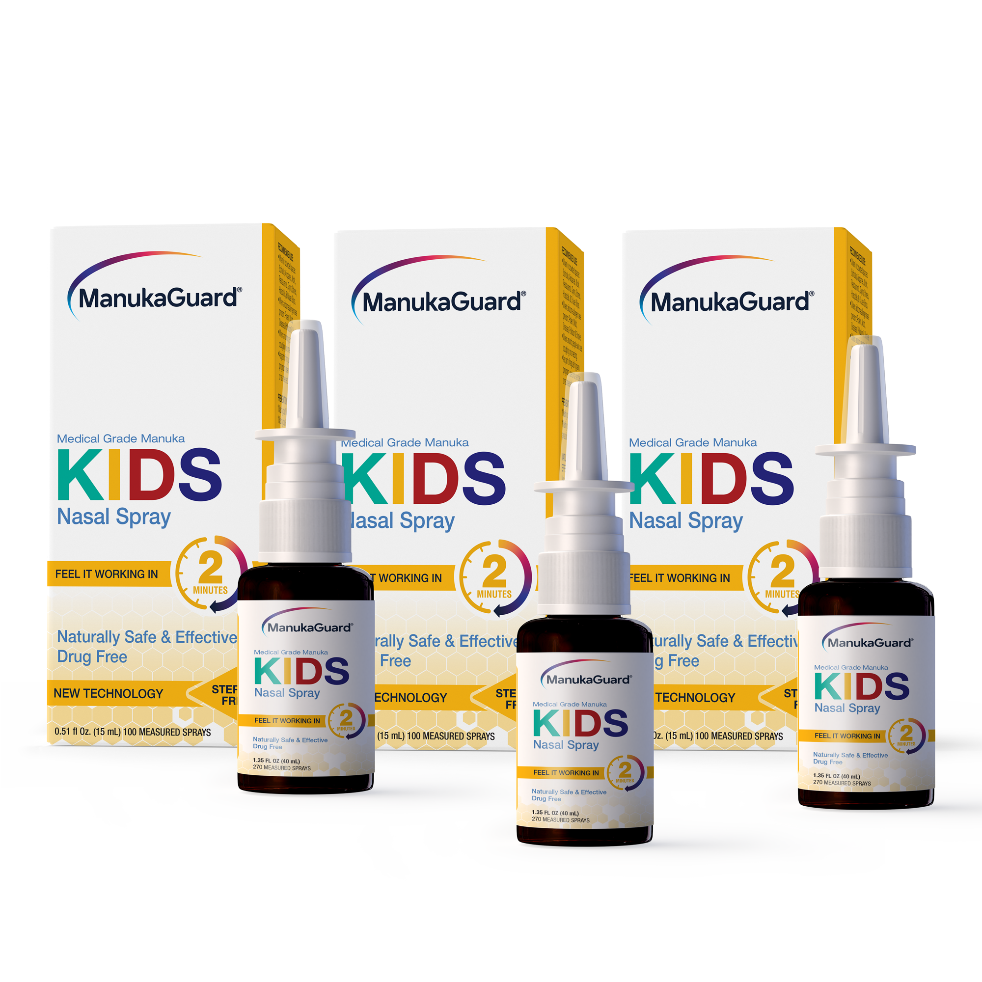 Kids Nasal Spray, 3-Pack Bundle