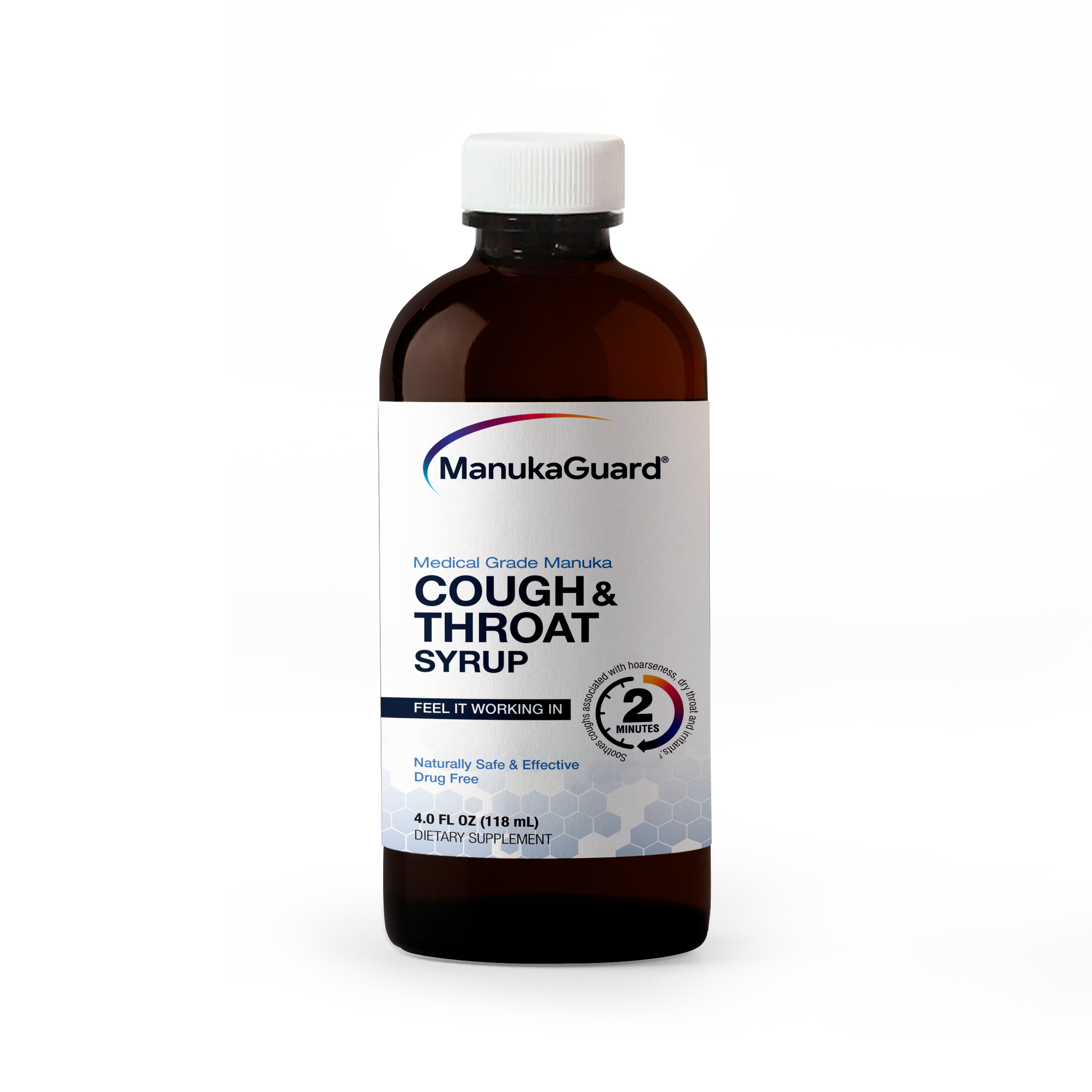 Cough & Throat Syrup, Medical Grade Manuka Honey, MGO 600
