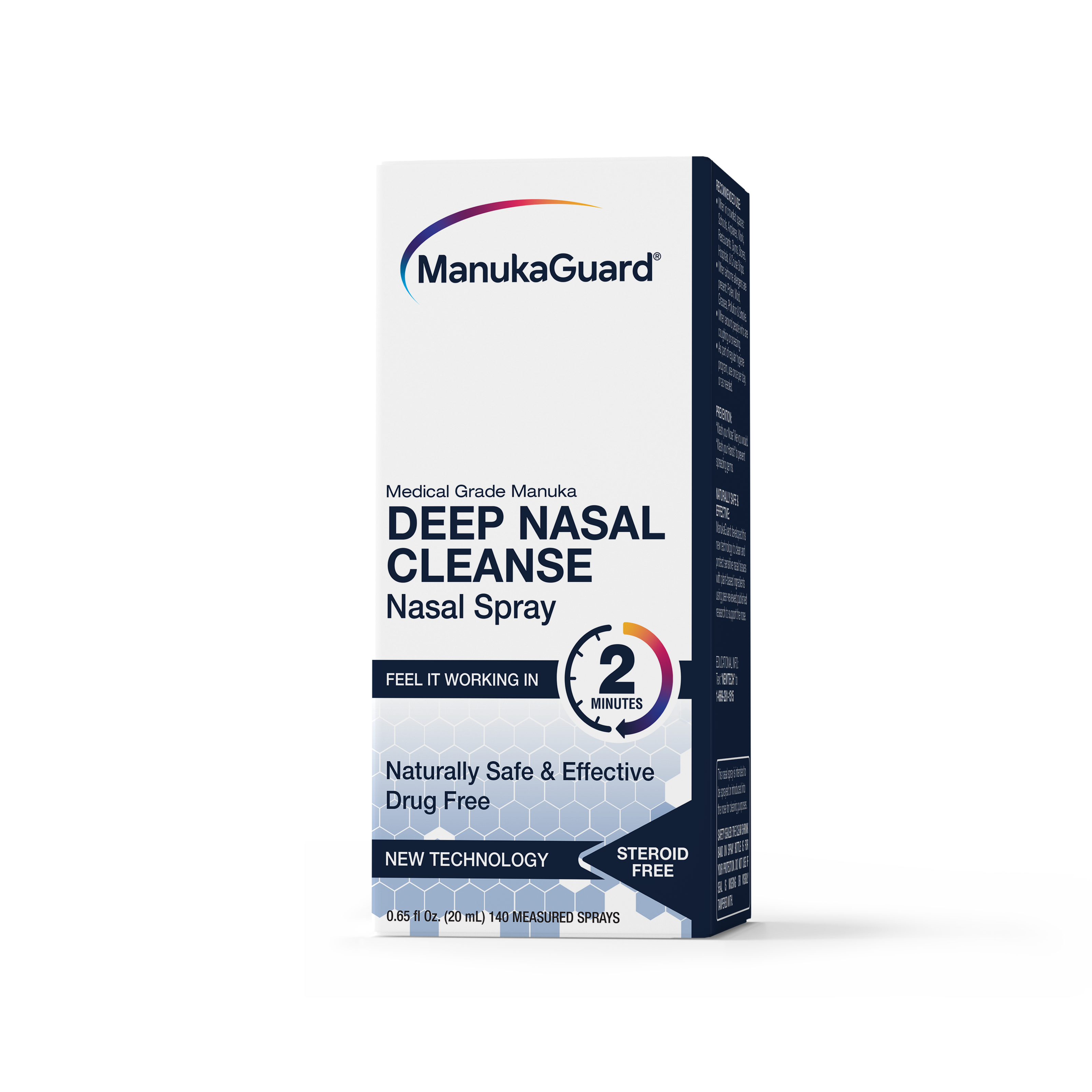 Deep Nasal Cleanse Nasal Spray, Medical Grade Manuka Honey