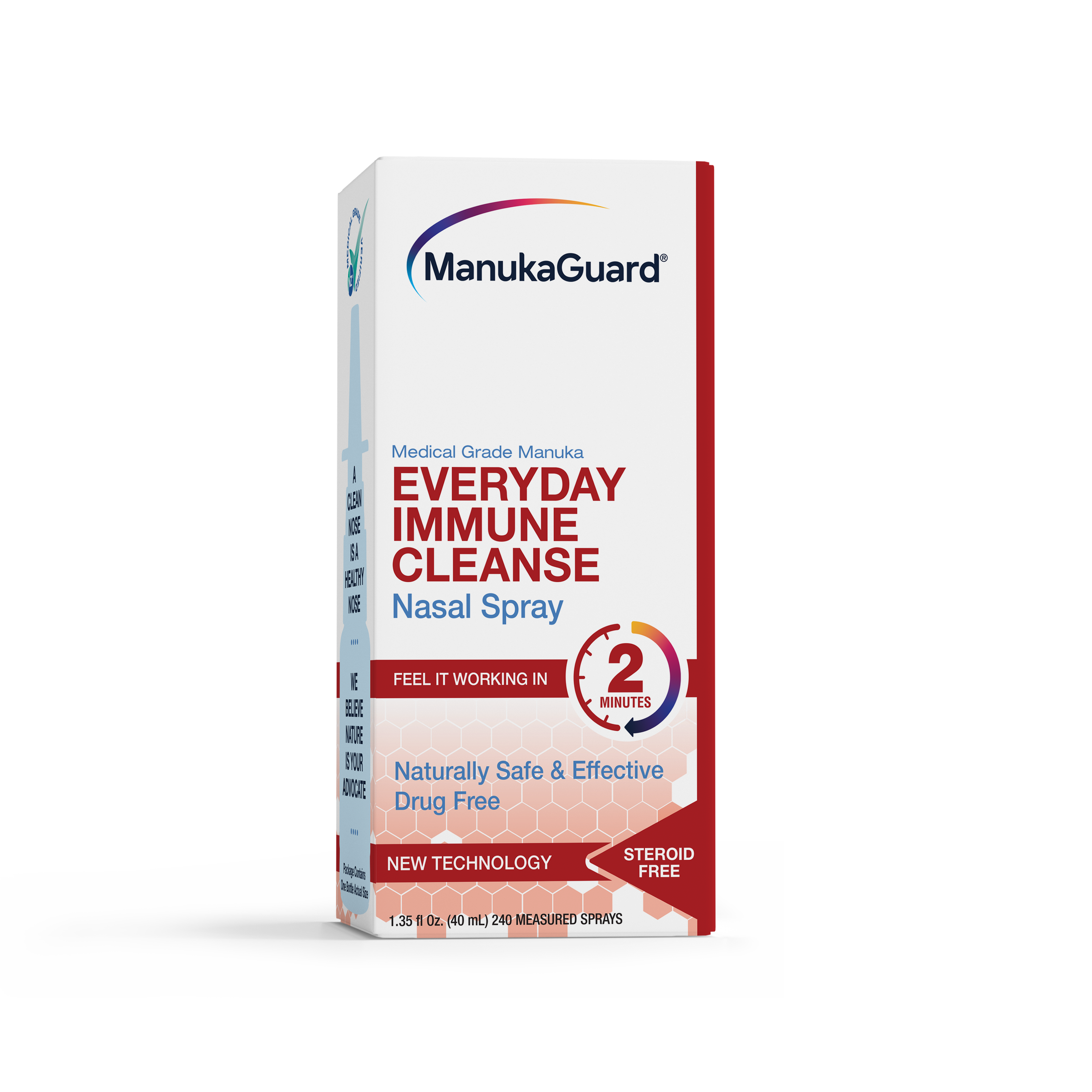 Everyday Immune Cleanse Nasal Spray, Medical Grade Manuka Honey