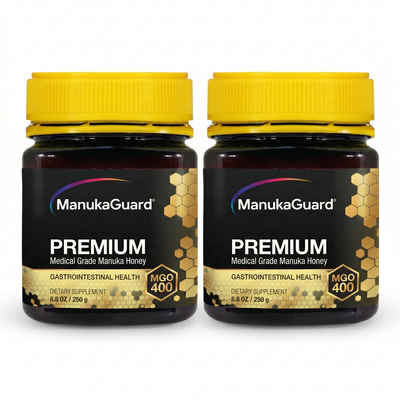 Premium Medical Grade Manuka Honey MGO 400 - Bundle of 2